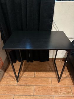 black desk