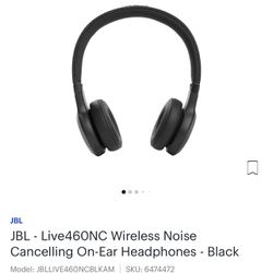 JBL Live460NC Wireless Noise Canceling Headphones