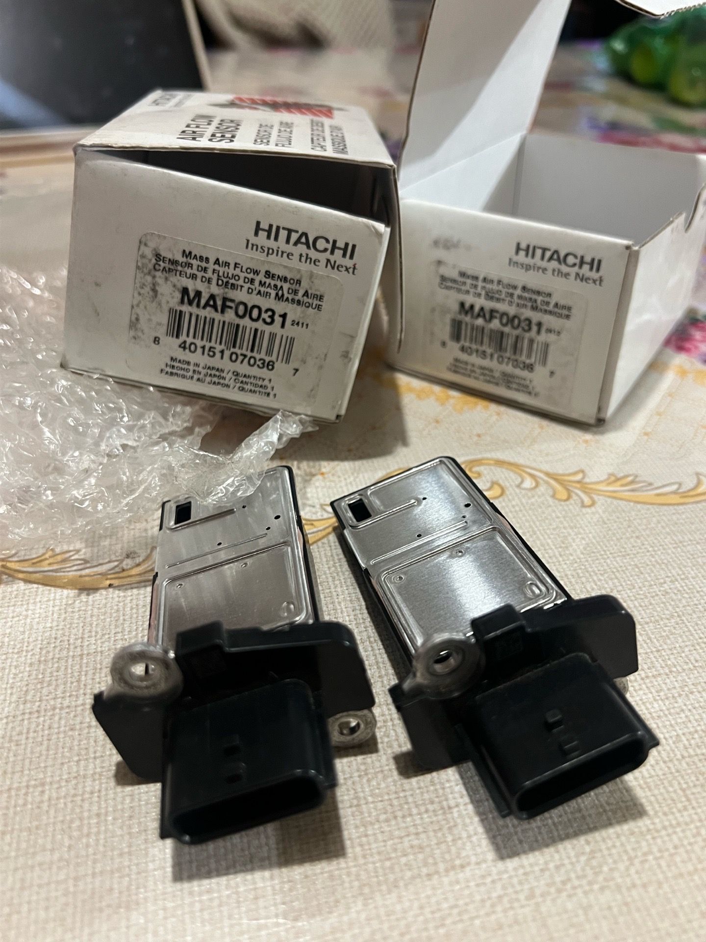 OEM Hitachi MAF Sensors Pair – Infiniti Q50 3.7 / G37 / 370Z