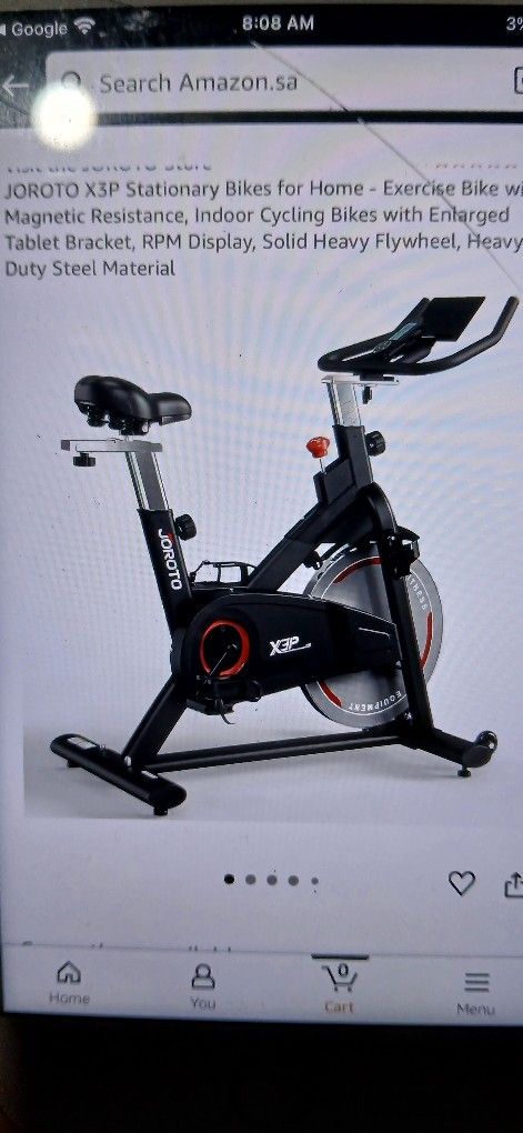 JOROTO X3P STATIONARY EXCERCISE BIKE