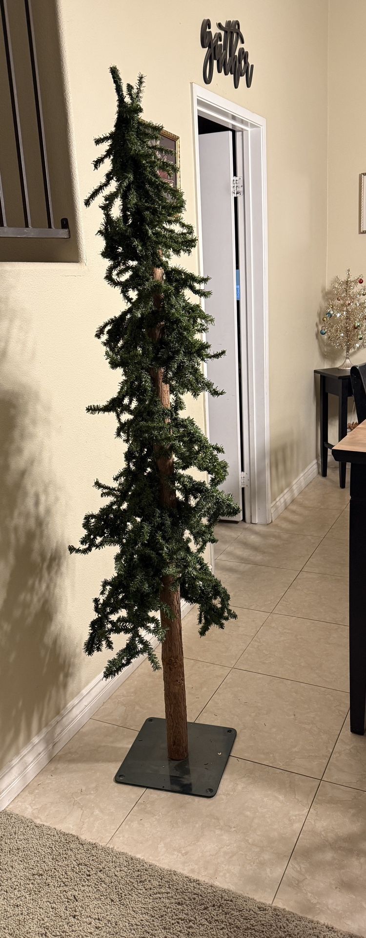 Tall Skinny Christmas Pine Tree 6ft