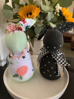 Easter Sock Bunnies