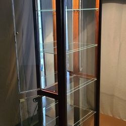 Pulaski CURIO Lighted With 4 Side Doors & 5 shelves