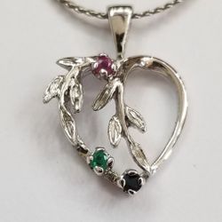 Sterling Silver Heart Pendant 