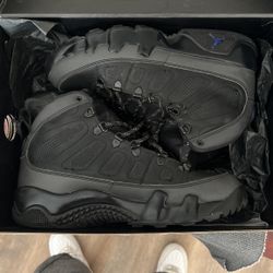 Air Jordan 9 Retro Boot NRG Black/Black-Concord