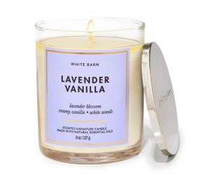 Bath And Body Works Lavender Vanilla 8oz Candle 
