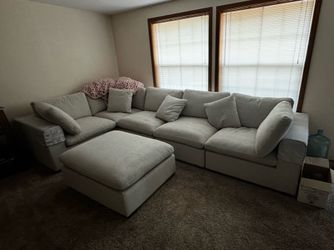 Thomasville Lowell 6-Piece Modular Sectional + Ottoman – Costco
