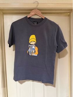 Vintage Blind Skateboarding Gonz T-Shirt tee dark grey gray bike trike Sz Small