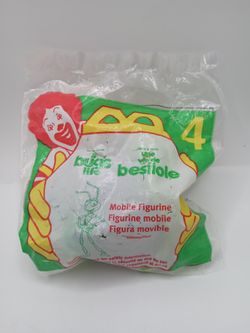 McDonalds Disney Pixar A Bug's Life Happy Meal Toys Flik Vintage 1998 - Sealed
