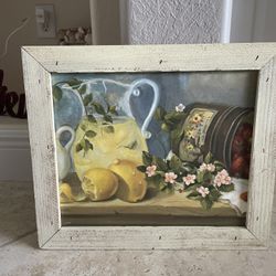 Beautiful Framed Kitchen Art Lemonade 