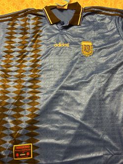 Argentina World Cup jersey OG blue mens size XXL