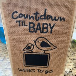 Countdown Til Baby Comes Frame