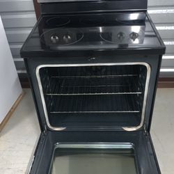 Black Flat Top Samsung Stove
