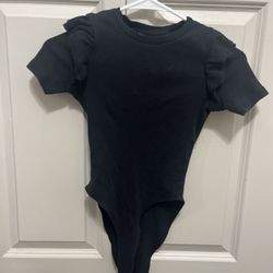 Women's Ivory(m) and Black Bodysuit(s)