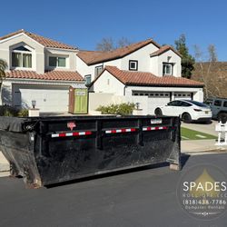 House Hold Junk. Demolition. Trash Dumpster 