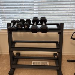 Weight Rack & Weights 