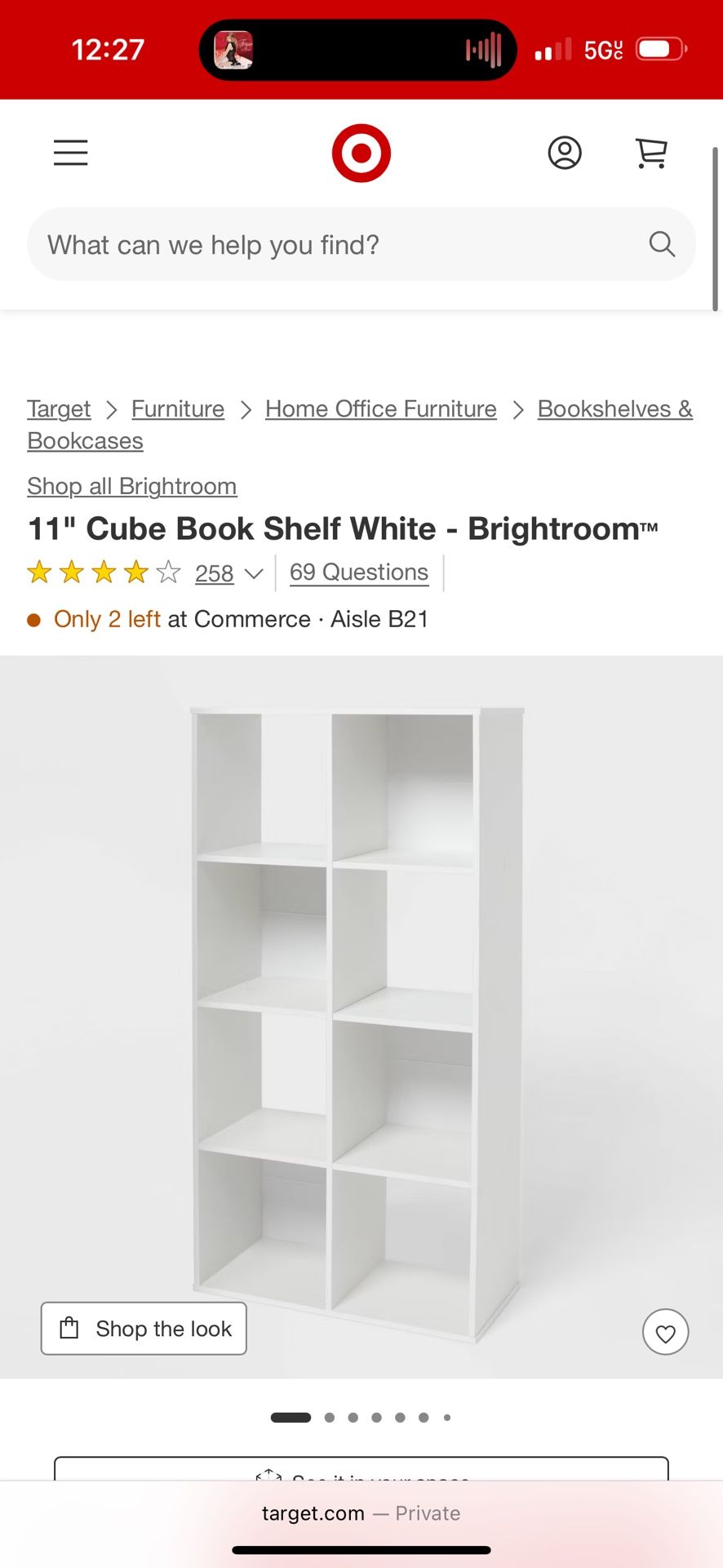 Cube Book Shelf