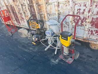 Bosch Brute Electric Demolition Hammer on Cart