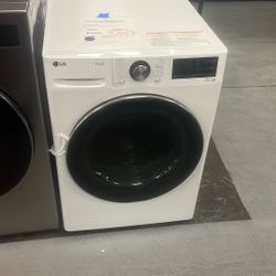 LG 24 in. 4.2 cu.ft. Ventless Stackable Compact SMART Electric Dryer w/Dual Inverter Heat Pump Technology 