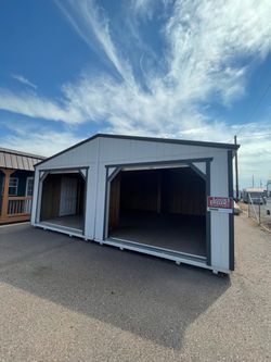 DEMO UNIT -  24x24 double wide garage / workshop