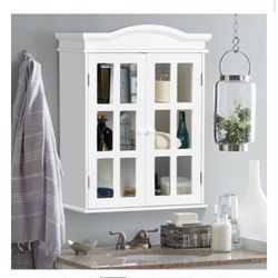 New Double Door Bathroom Wall Mount Cabinet