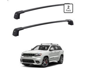 300LBS Roof Rack Cross Bars Compatible with Jeep Grand Cherokee Altitude/SRT/Trackhawk 2011-2022, Aluminum Car Cargo Crossbars Rooftop Luggage Kayak B