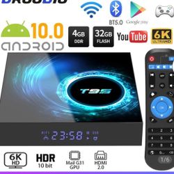 Smart TV Box Android 10.0 4G 32GB 6K Youtube Media Player 2.4g Wifi TVBOX Android Set
