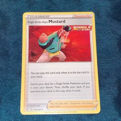 Mustard Pokémon trading card