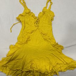 Lulus Yellow Small Dress 