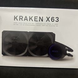 NZXT Kraken X63 RGB 280mm Liquid Cooler – BRAND NEW IN BOX