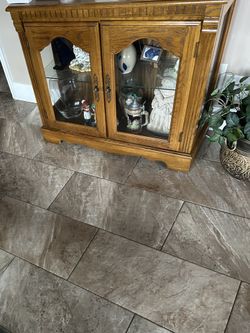 Cabinet With Glass Doors