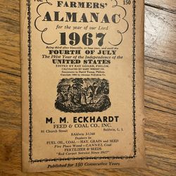 1967 Farmers Almanac 