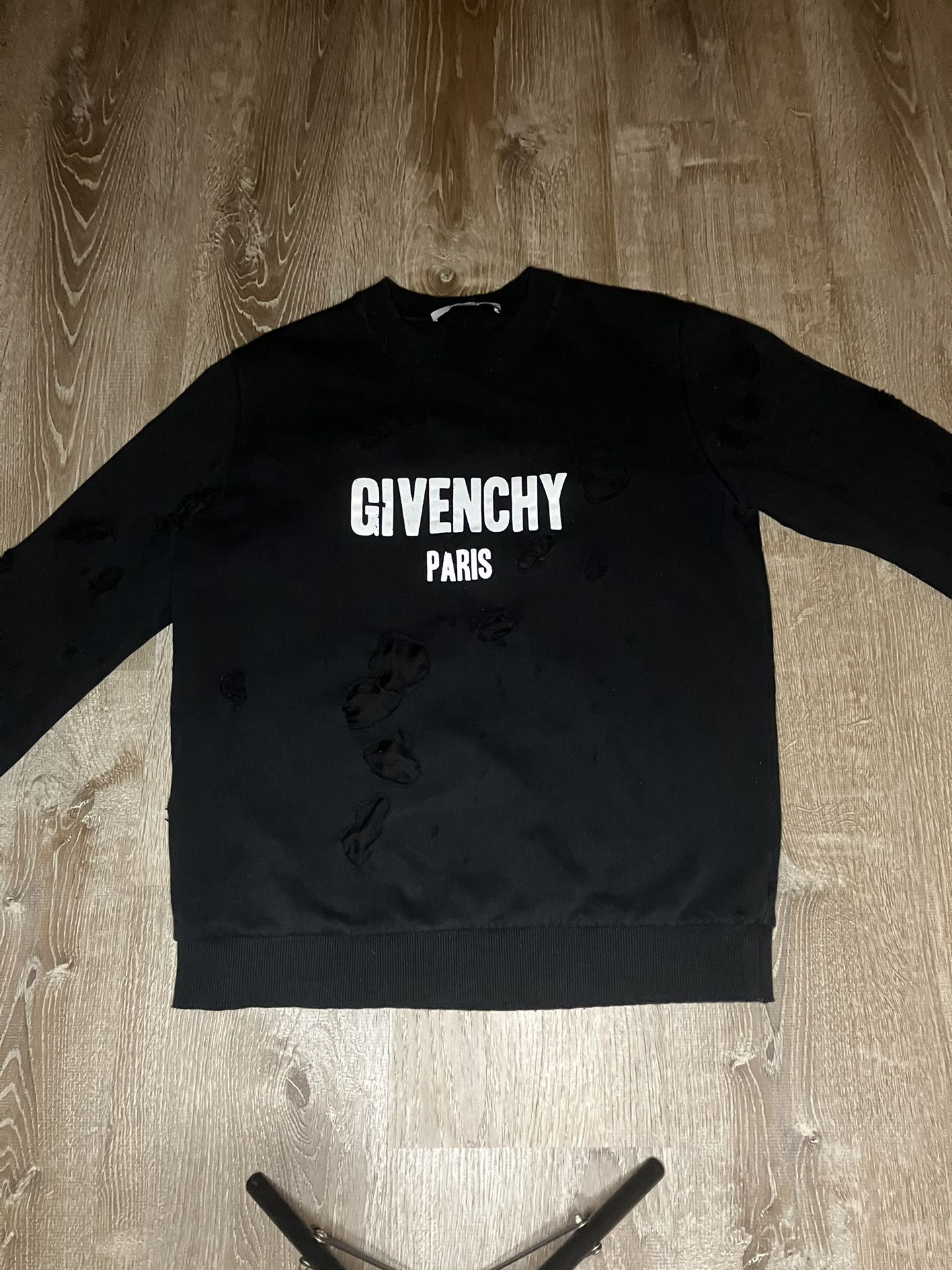 Givenchy Destroyed Sweatshirt- Size Small
