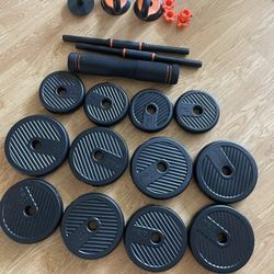 Interchangeable weight set