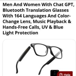Smart/Bluetooth Glasses