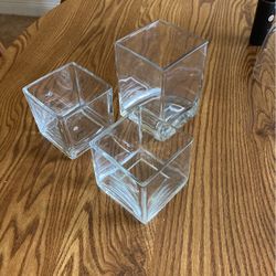 Decorative Vases X 3