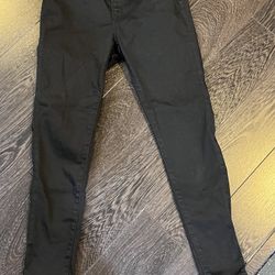 Amazon Essentials Pull On Black Skinny Jeans Jeggings Size 10 Long