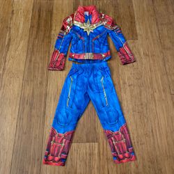 Authentic Disney Store Marvel Captain Marvel Costume Set Toddler Size 3