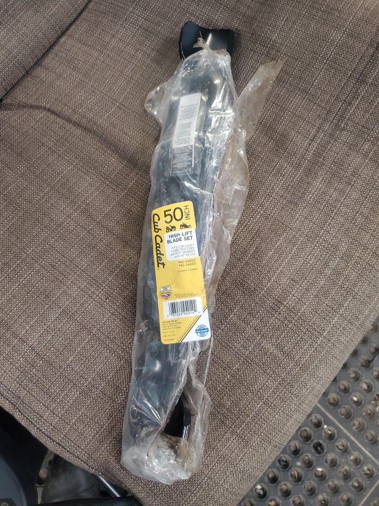 50in High-Lift Lawn Mower Tractor Deck Blades