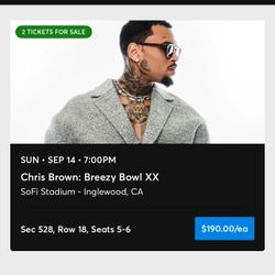 Chris Brown Tickets