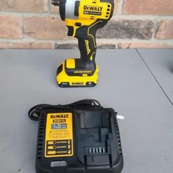 Dewalt 20-Volt MAX Cordless Brushless 3/8 in. Impact Wrench with Hog Ring Anvil with 2.0ah Battery and Charger