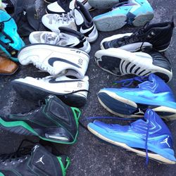 8 Pairs Nike Jordan Mens Air Shoes Collection Basketball Tennis 