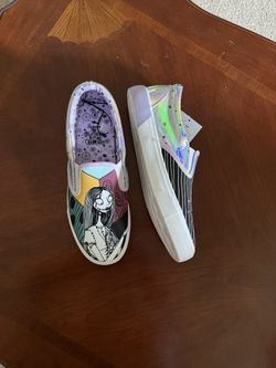 Nightmare Before Christmas Slip On Shoes Size 8 Ladies