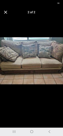 Comfortable biege couch