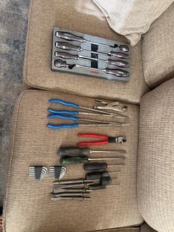 Mixed Hand Tool Lot – Pliers, Screwdrivers, Hex Keys