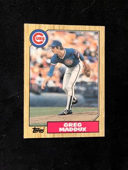 Greg Maddux Chicago Cubs Card