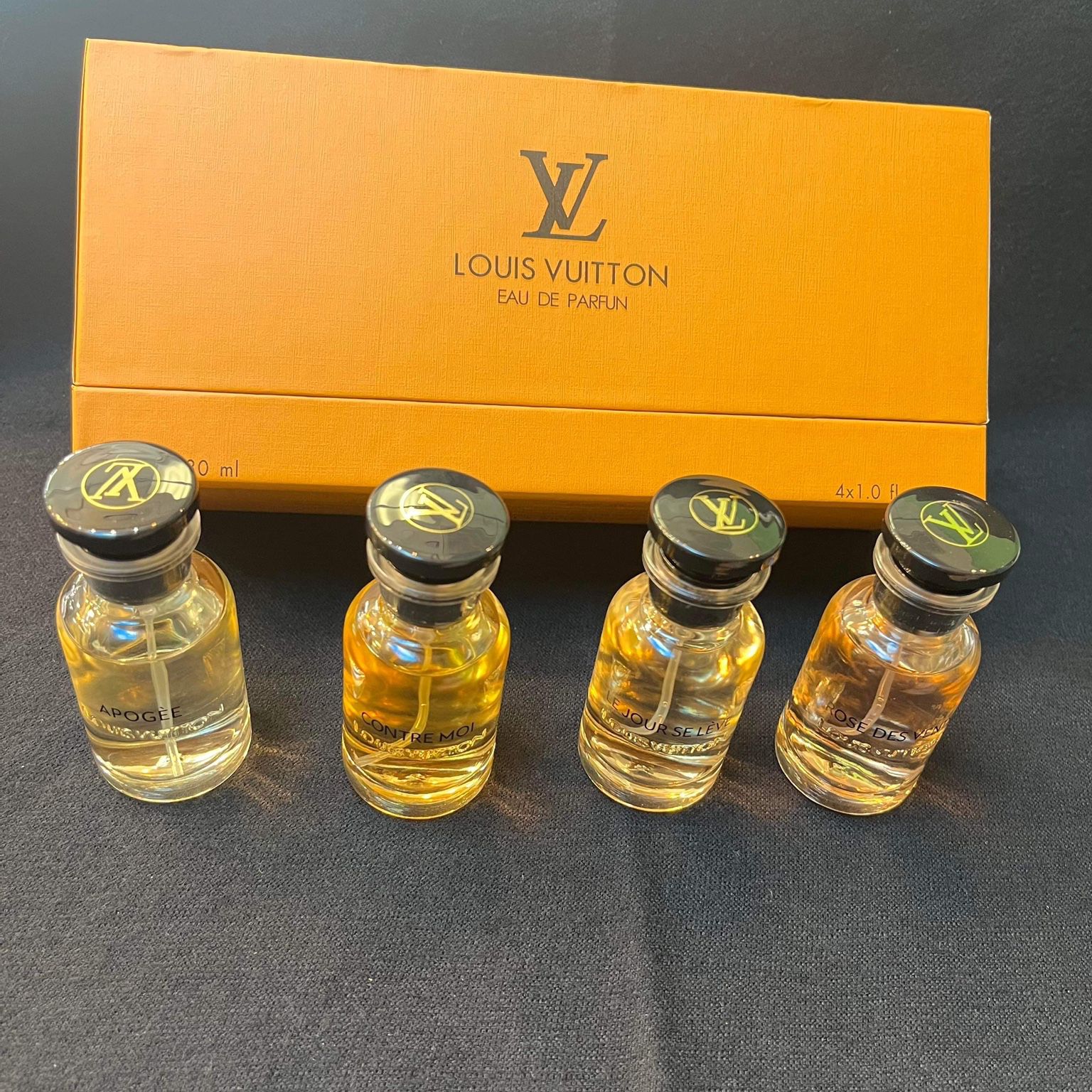 LV spray Perfume 4 X 30 ml with box $80 for Sale in Haltom City, TX -  OfferUp
