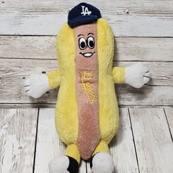 MLB Los Angeles LA Dodgers Baseball Hotdog Dodger Hot Dog Small Plush Toy 8"