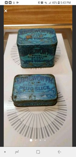 Vintage Edgewood Tins X 3