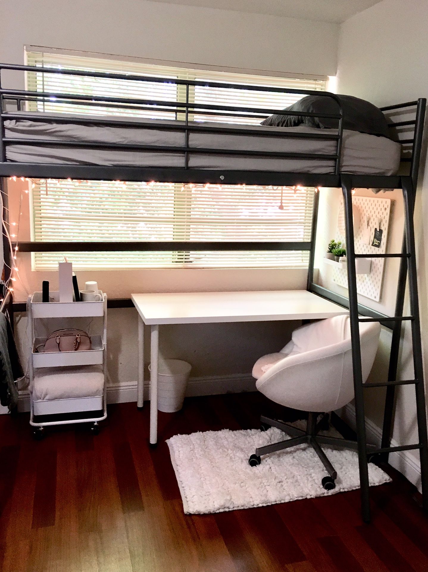 Loft bed with mattress for sale!!